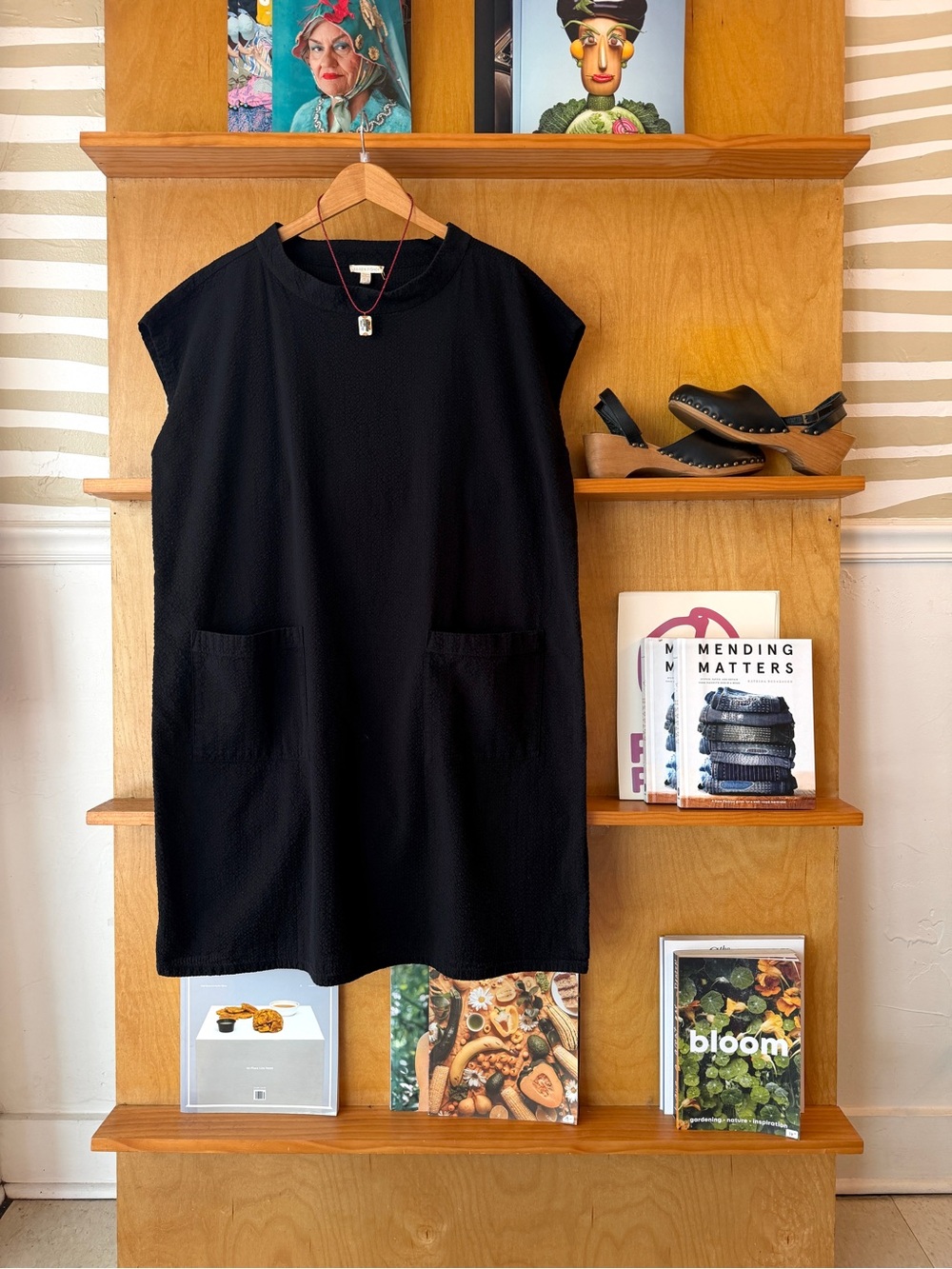 Eileen Fisher Black Shift Dress